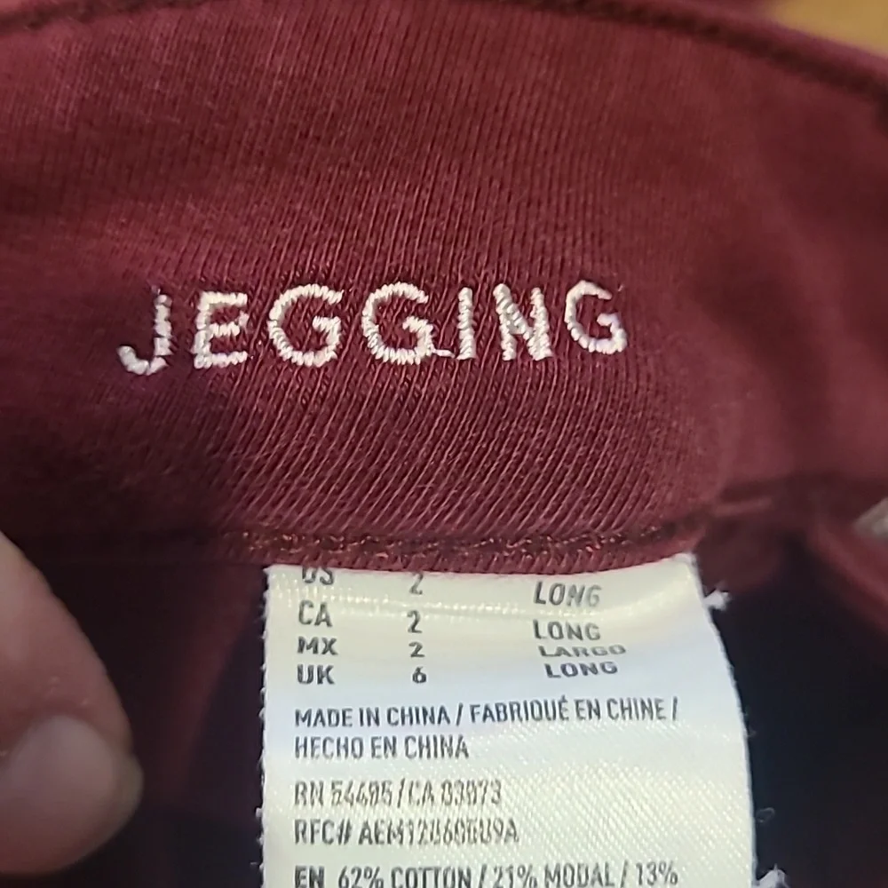 American Eagle super soft jeggings size 2 long. - Picture 5 of 6